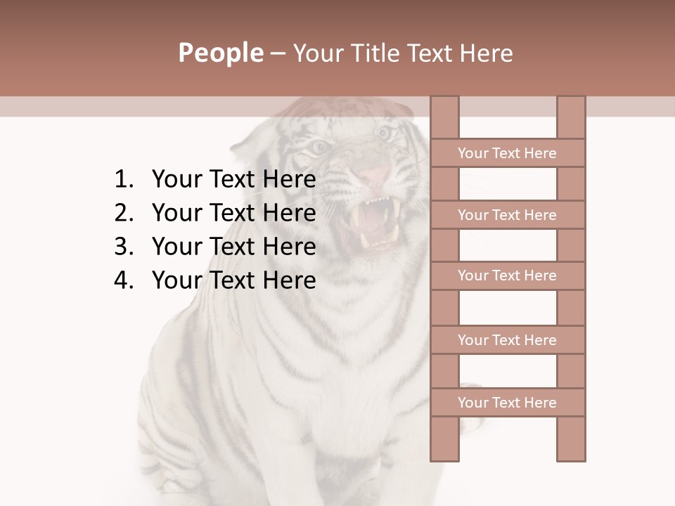 Fur Severe Female PowerPoint Template