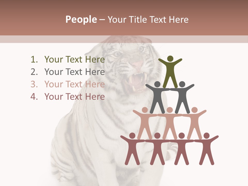 Fur Severe Female PowerPoint Template