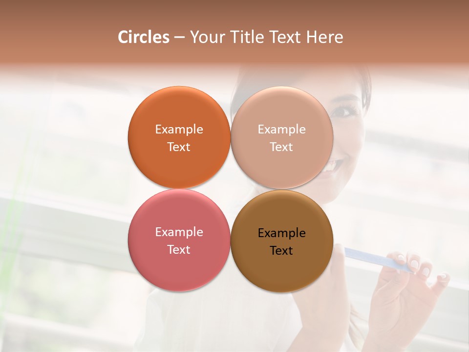 Male Femininity Hands PowerPoint Template