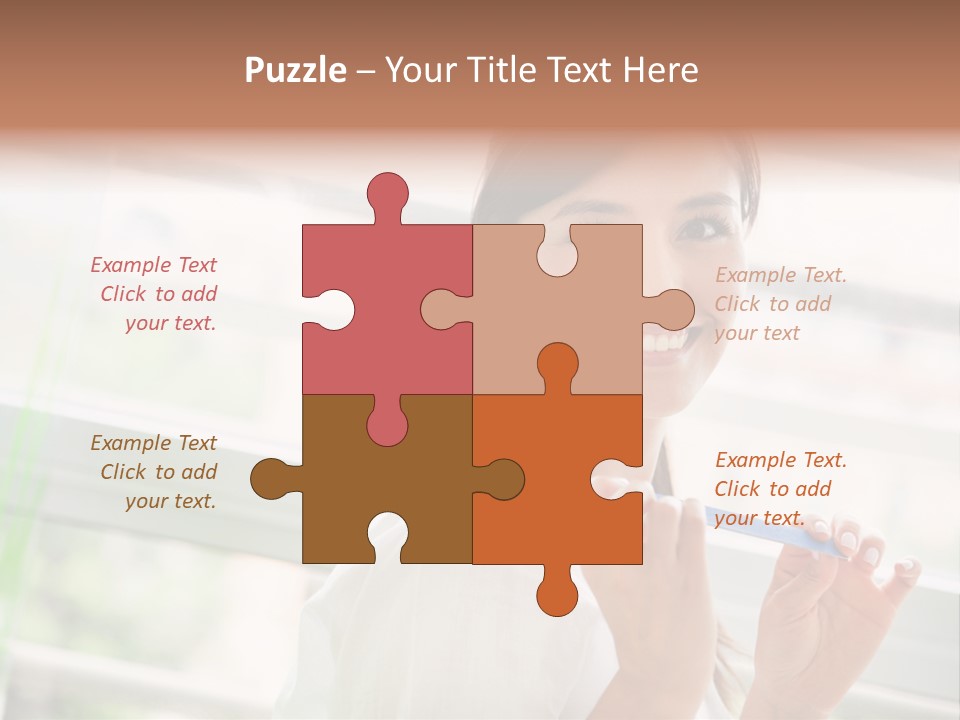 Male Femininity Hands PowerPoint Template