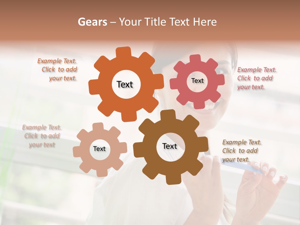 Male Femininity Hands PowerPoint Template