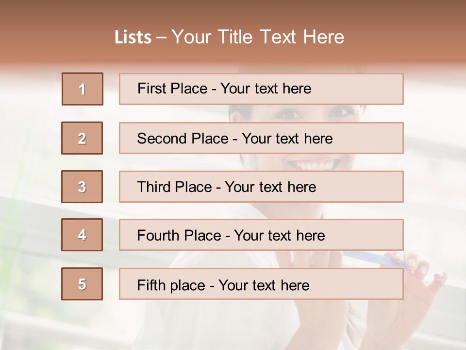 Male Femininity Hands PowerPoint Template