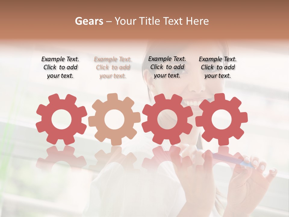 Male Femininity Hands PowerPoint Template