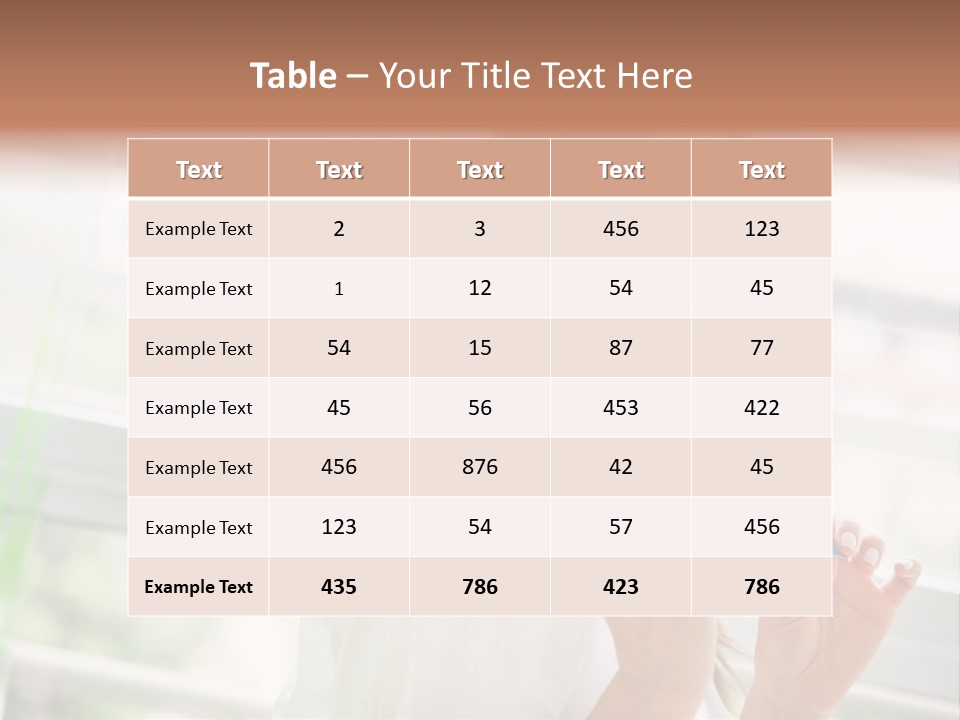 Male Femininity Hands PowerPoint Template