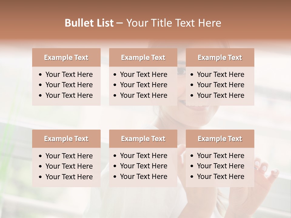 Male Femininity Hands PowerPoint Template