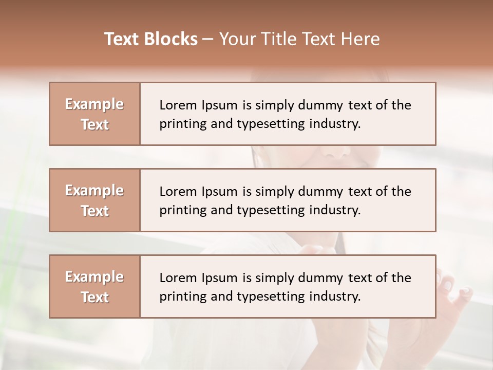 Male Femininity Hands PowerPoint Template