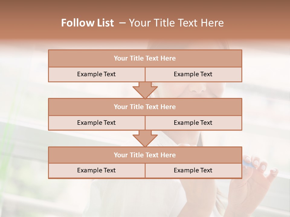 Male Femininity Hands PowerPoint Template