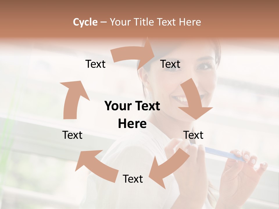 Male Femininity Hands PowerPoint Template