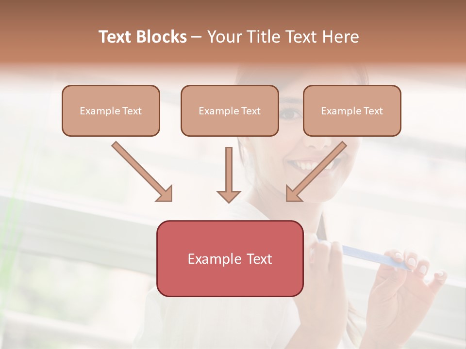 Male Femininity Hands PowerPoint Template