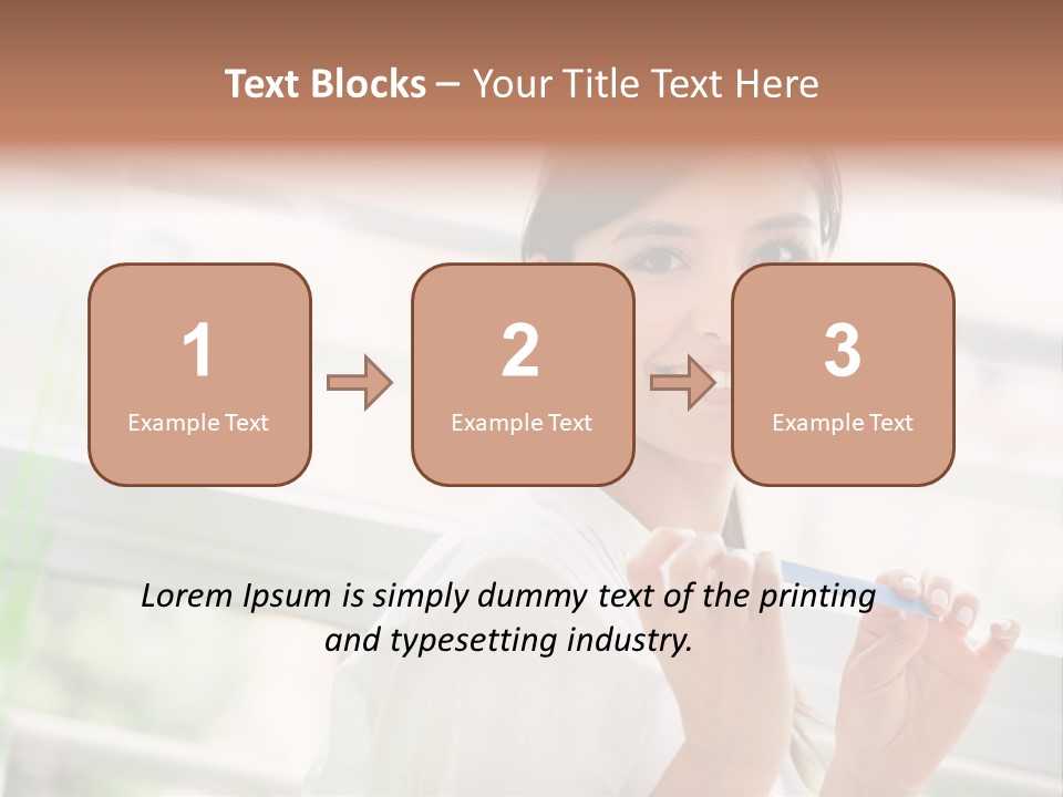 Male Femininity Hands PowerPoint Template