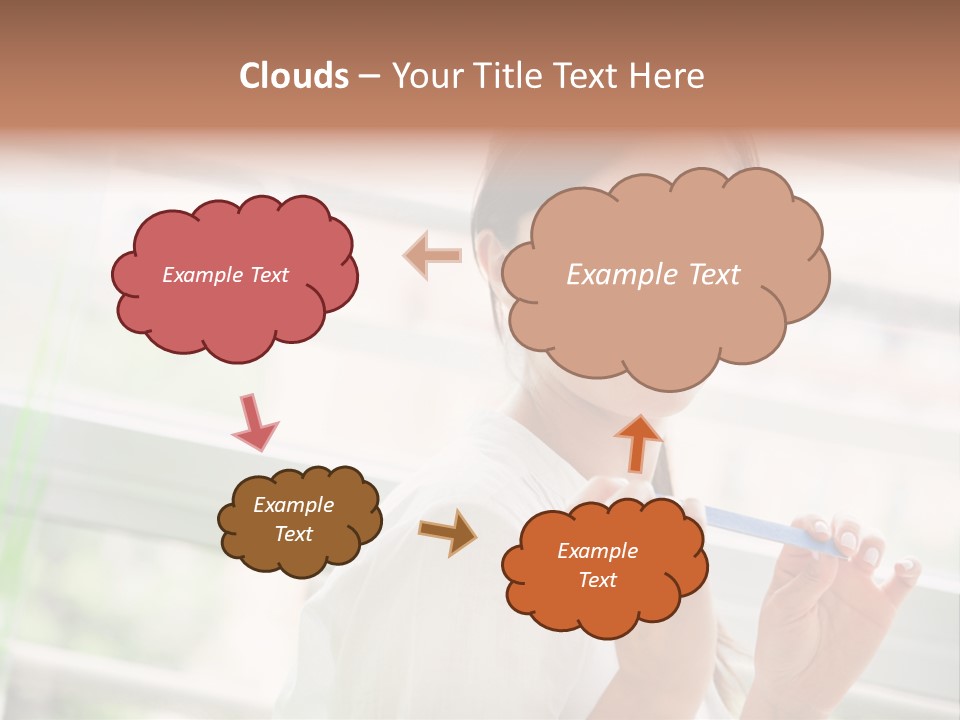 Male Femininity Hands PowerPoint Template