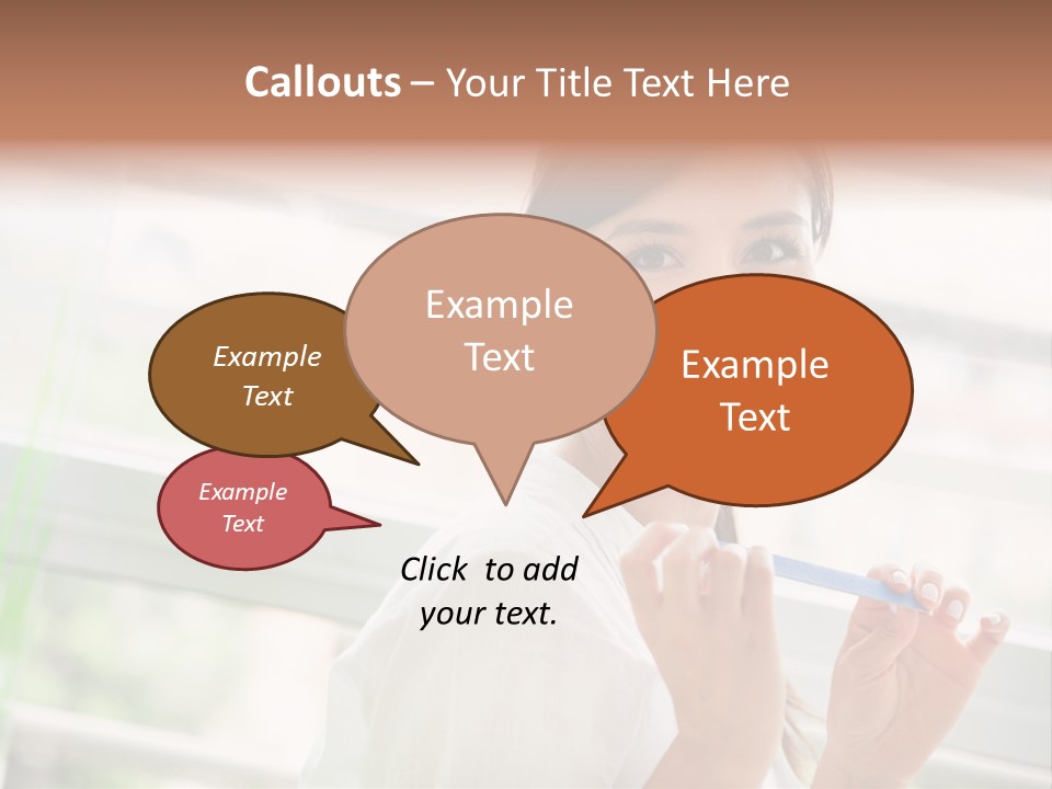 Male Femininity Hands PowerPoint Template