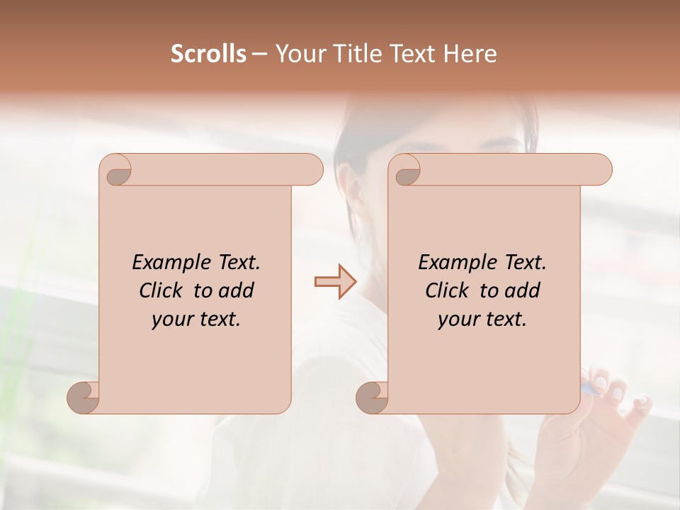 Male Femininity Hands PowerPoint Template
