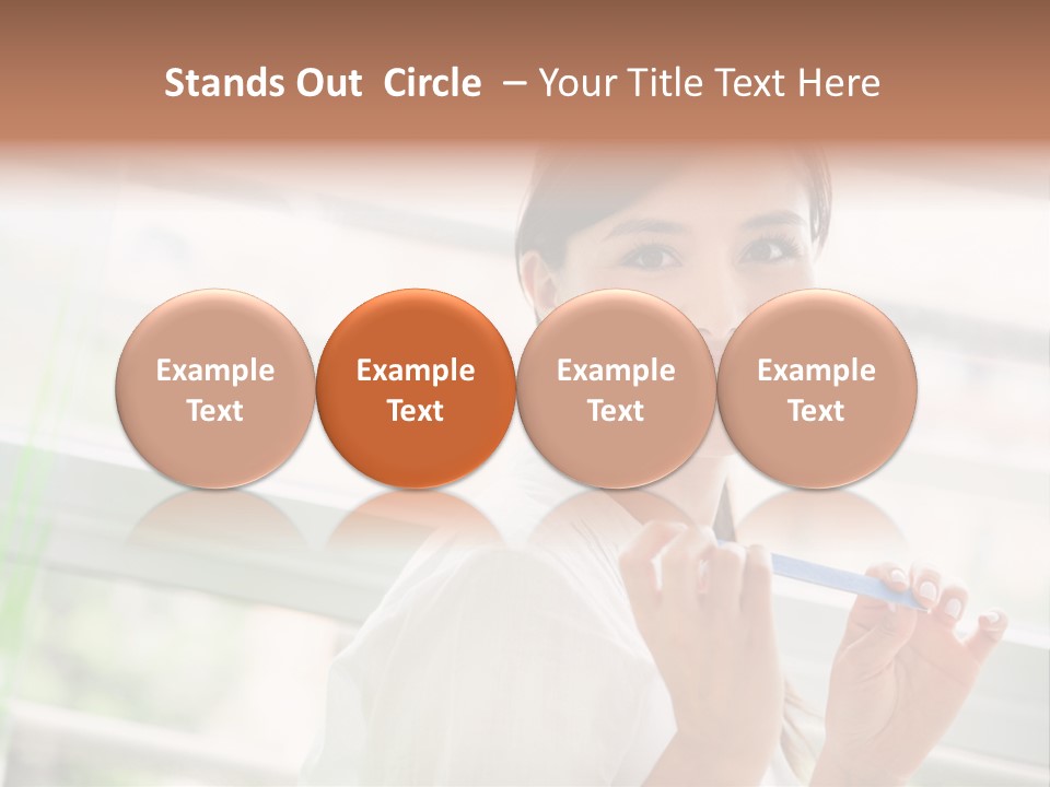 Male Femininity Hands PowerPoint Template