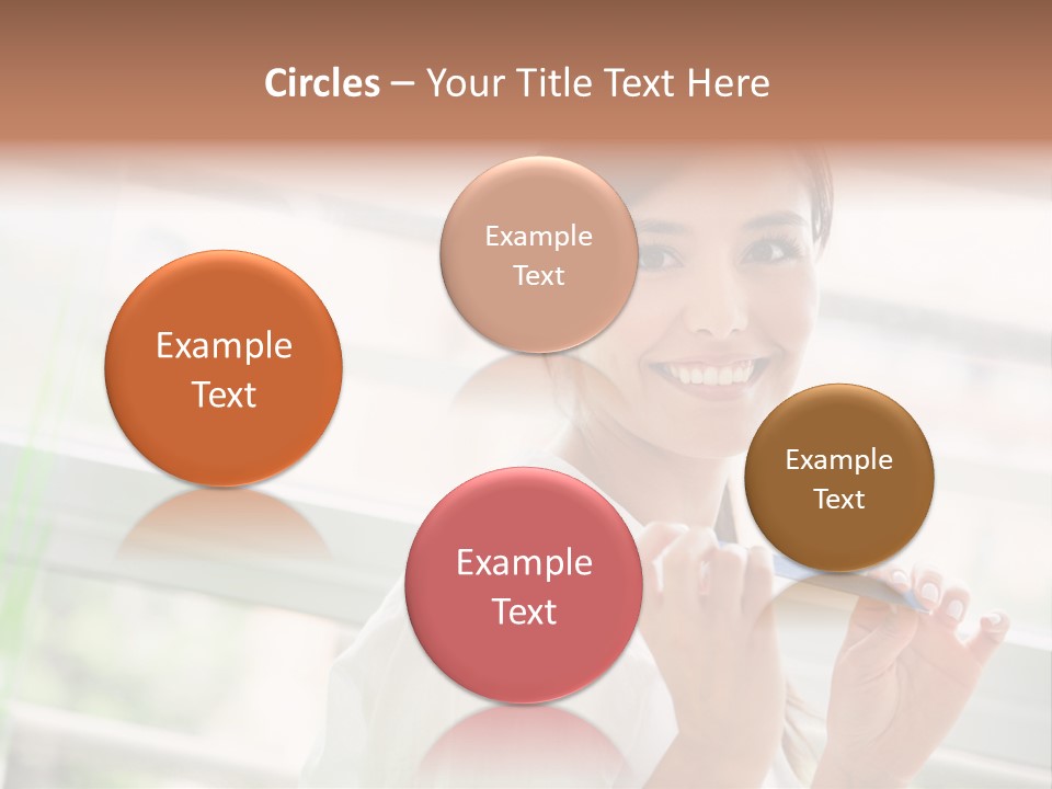 Male Femininity Hands PowerPoint Template