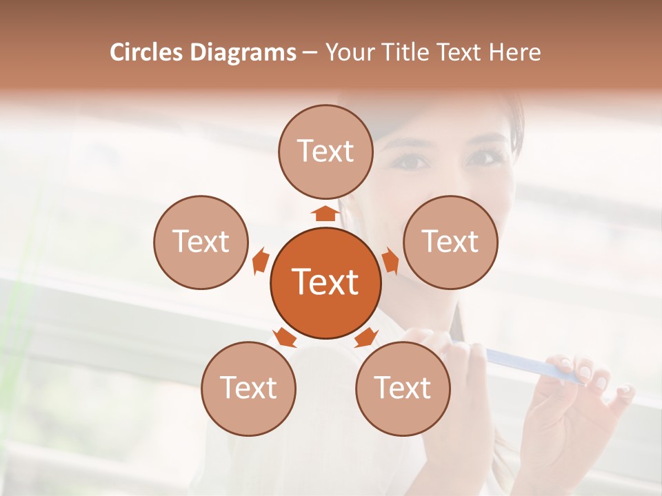 Male Femininity Hands PowerPoint Template