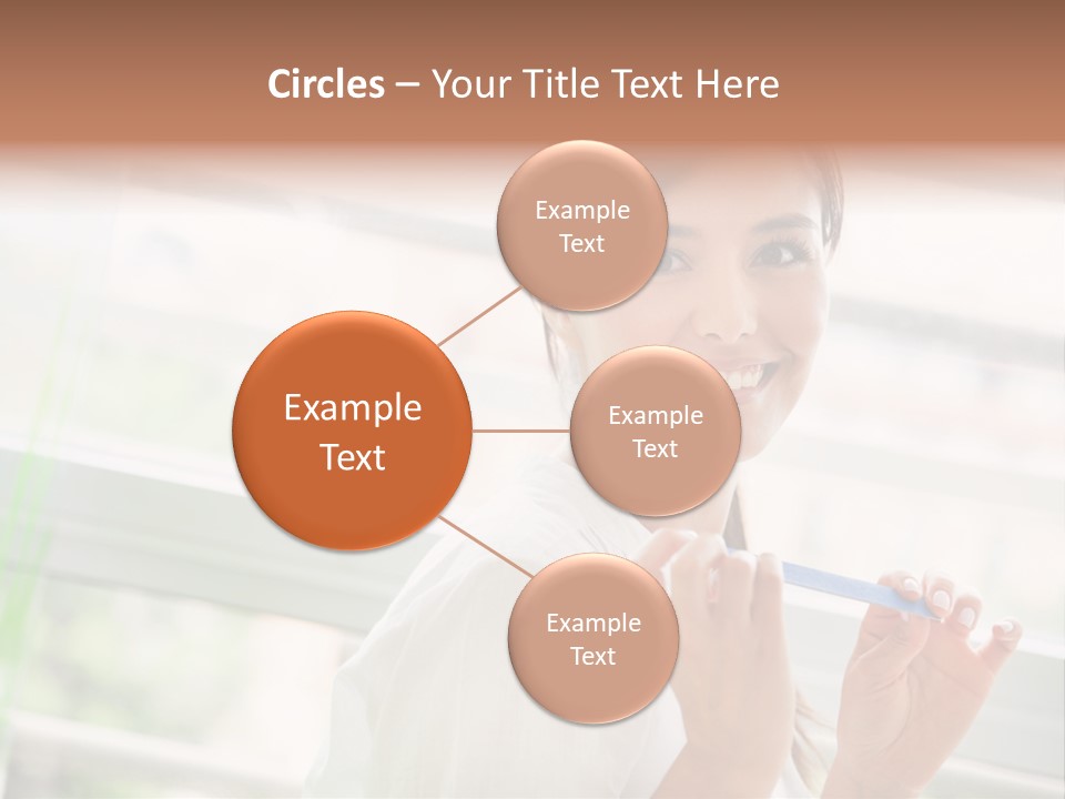 Male Femininity Hands PowerPoint Template