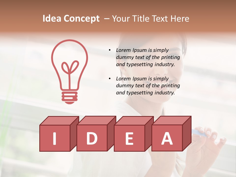 Male Femininity Hands PowerPoint Template