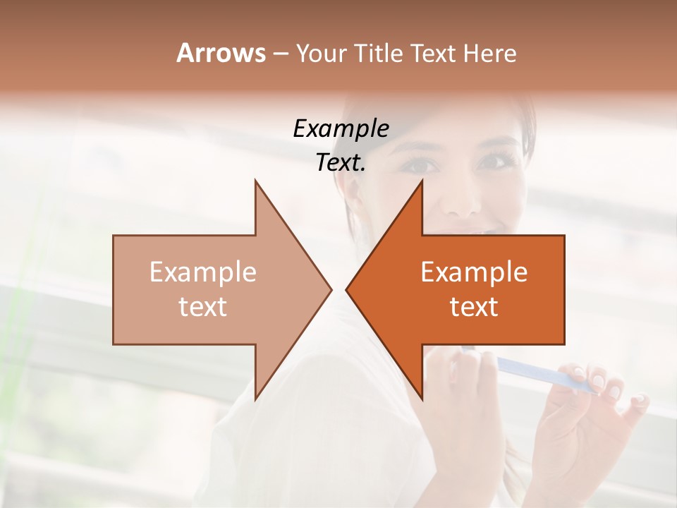 Male Femininity Hands PowerPoint Template