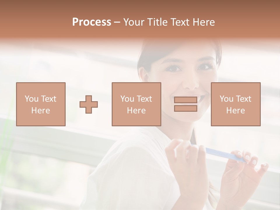 Male Femininity Hands PowerPoint Template
