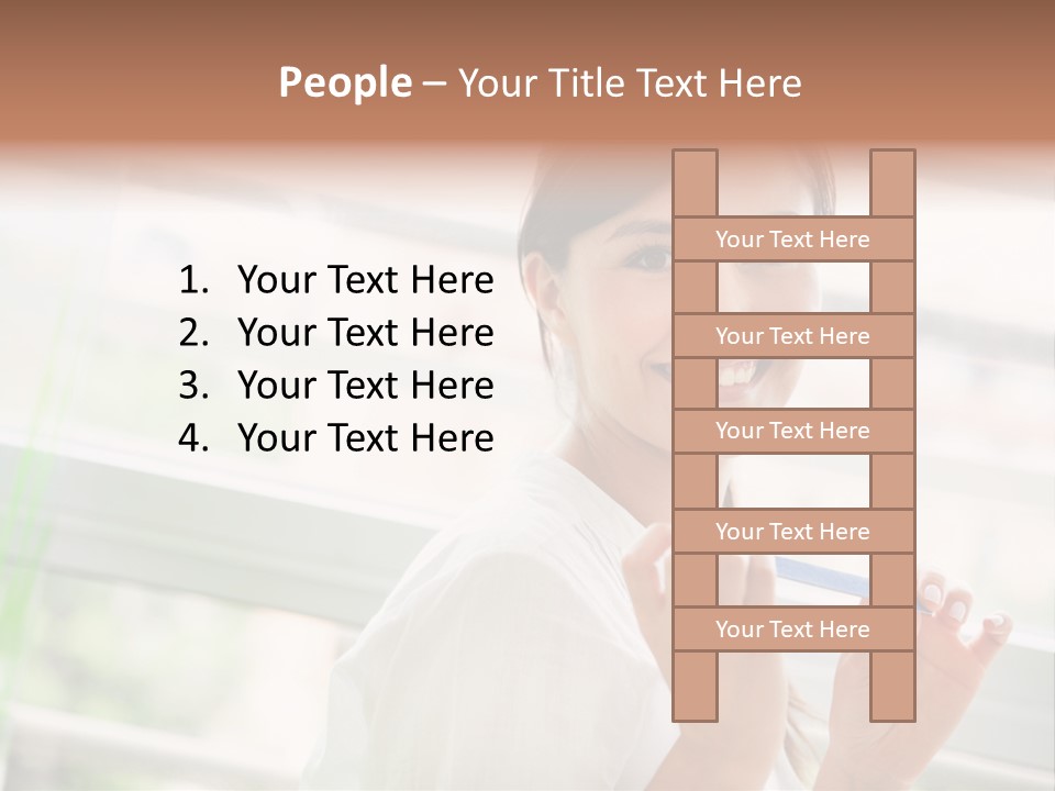 Male Femininity Hands PowerPoint Template