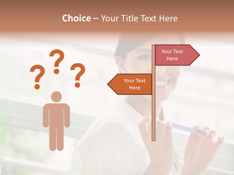 Male Femininity Hands PowerPoint Template