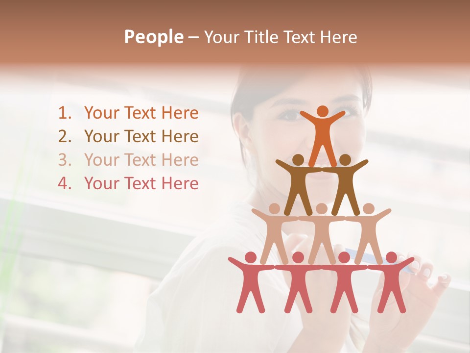 Male Femininity Hands PowerPoint Template