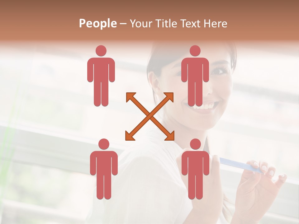 Male Femininity Hands PowerPoint Template