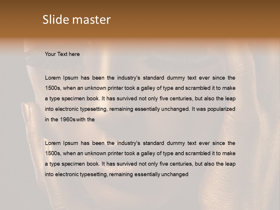 Fingers Coloring Celebration PowerPoint Template