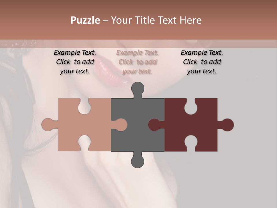 Looking Seductive Wear PowerPoint Template