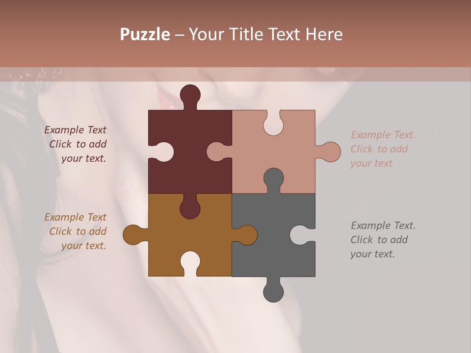 Looking Seductive Wear PowerPoint Template