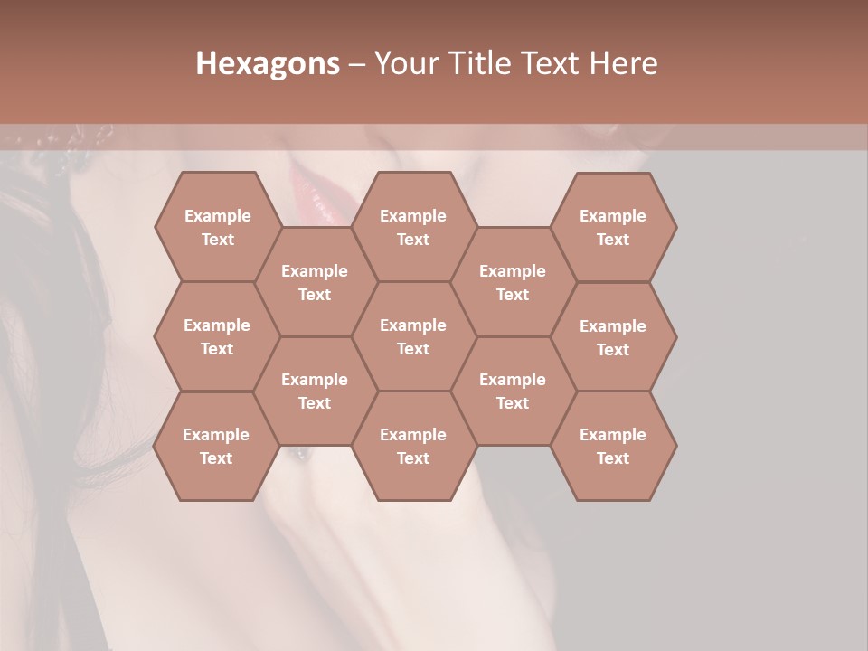 Looking Seductive Wear PowerPoint Template