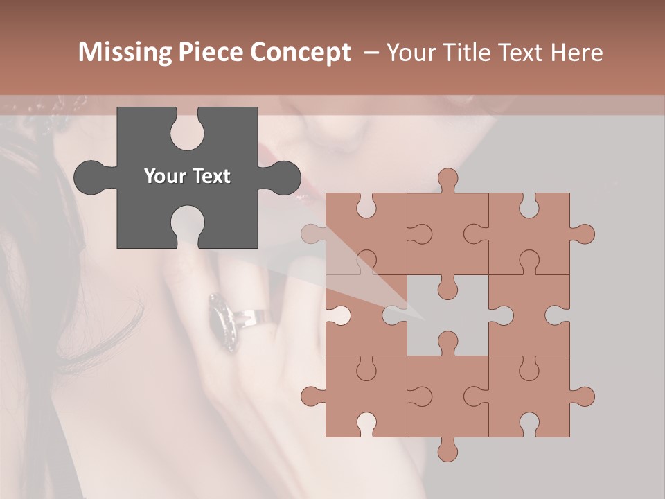 Looking Seductive Wear PowerPoint Template