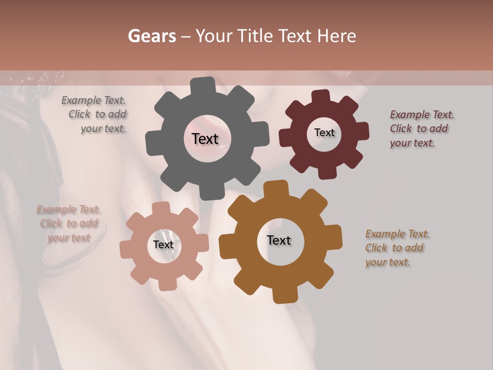 Looking Seductive Wear PowerPoint Template