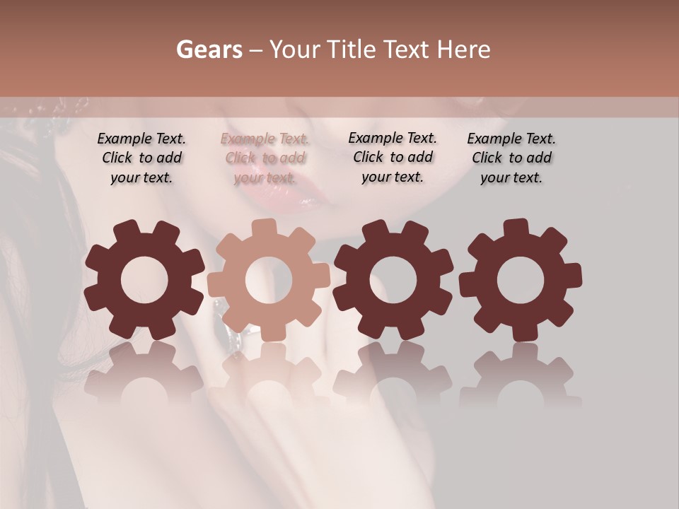 Looking Seductive Wear PowerPoint Template