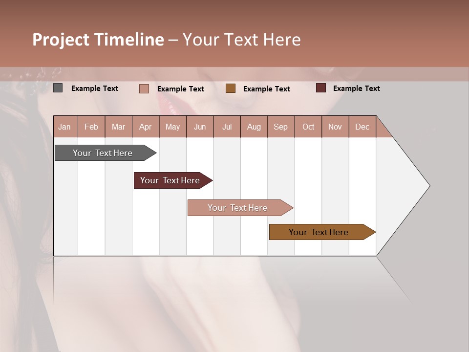 Looking Seductive Wear PowerPoint Template