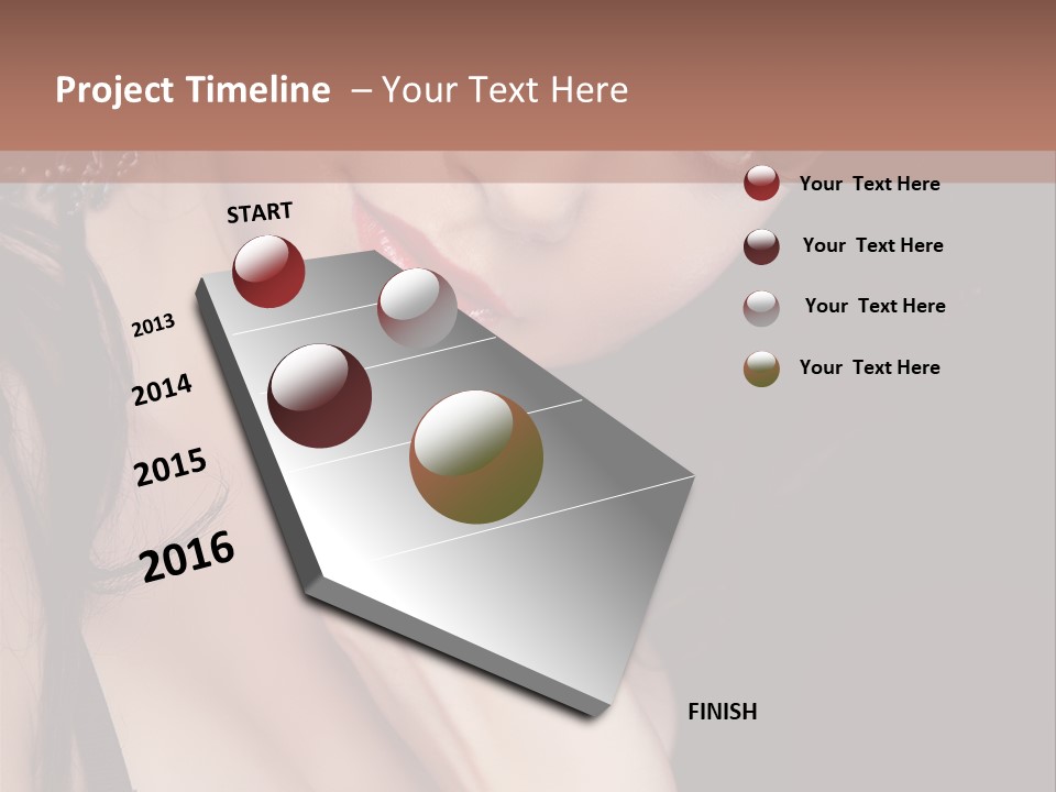 Looking Seductive Wear PowerPoint Template