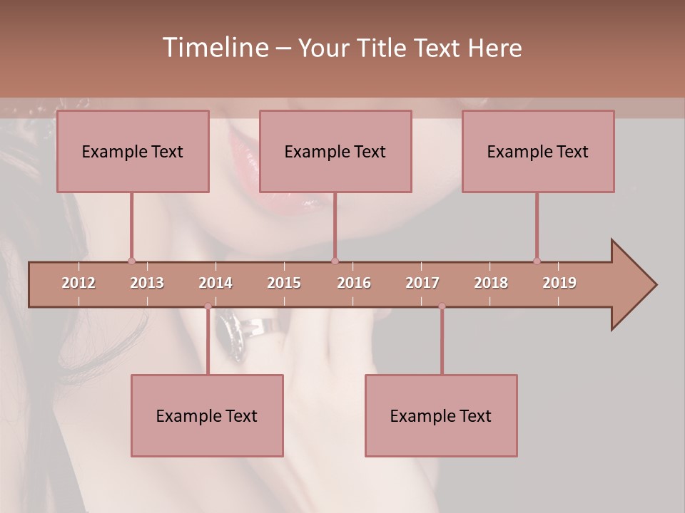 Looking Seductive Wear PowerPoint Template