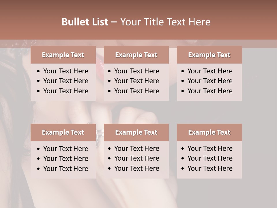 Looking Seductive Wear PowerPoint Template