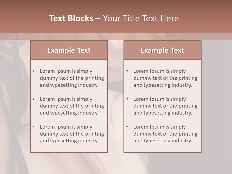 Looking Seductive Wear PowerPoint Template