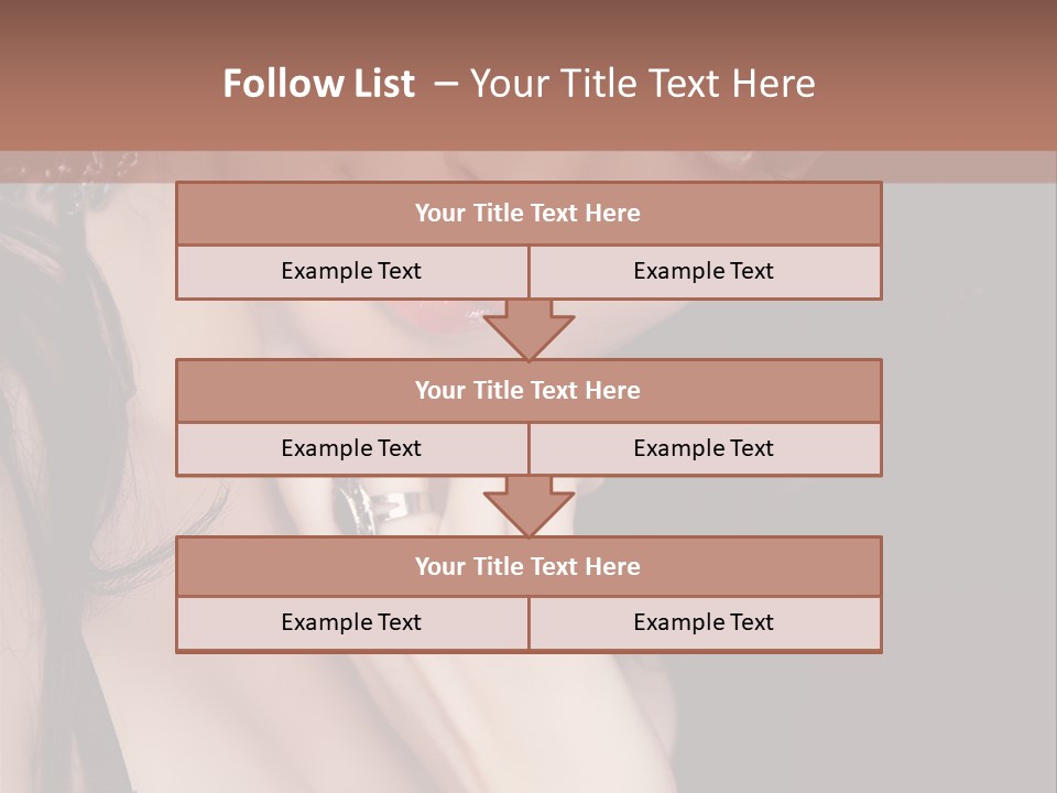 Looking Seductive Wear PowerPoint Template
