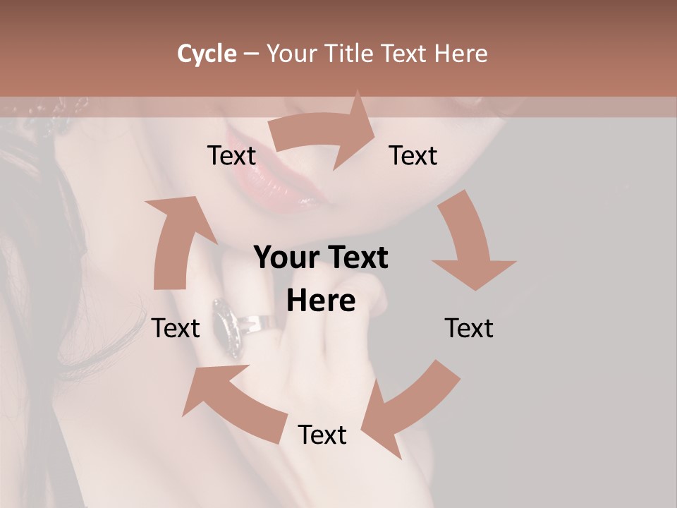 Looking Seductive Wear PowerPoint Template