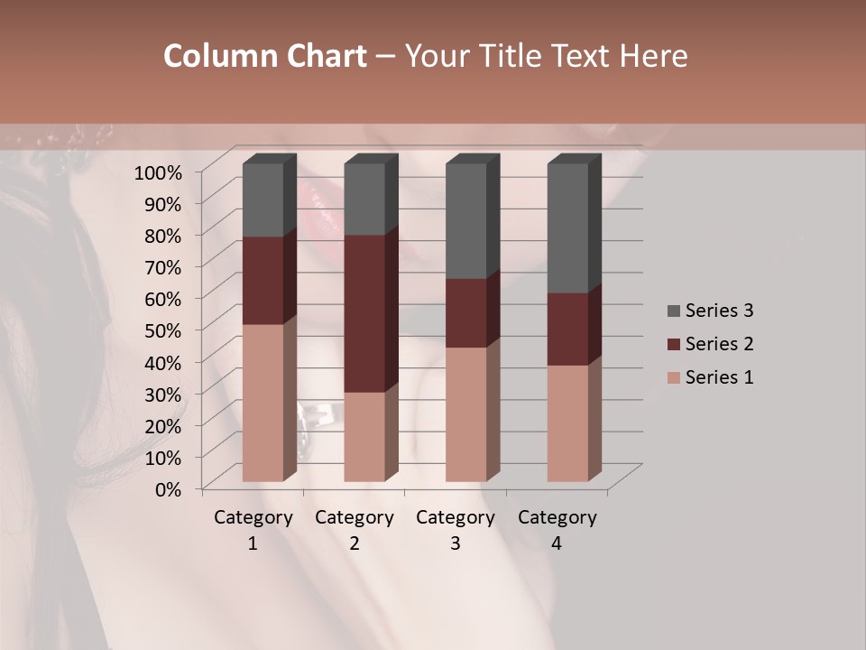 Looking Seductive Wear PowerPoint Template