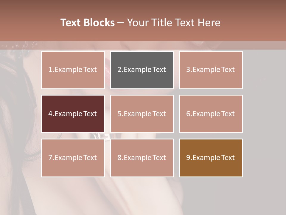 Looking Seductive Wear PowerPoint Template