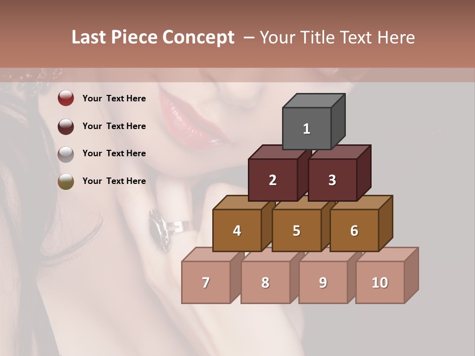 Looking Seductive Wear PowerPoint Template