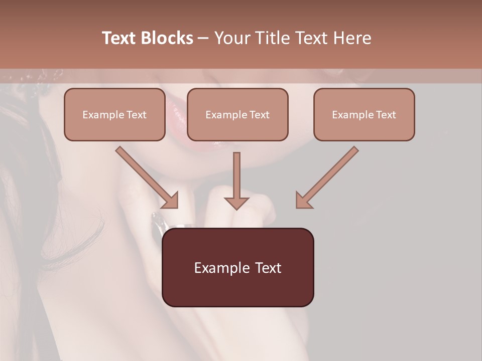 Looking Seductive Wear PowerPoint Template