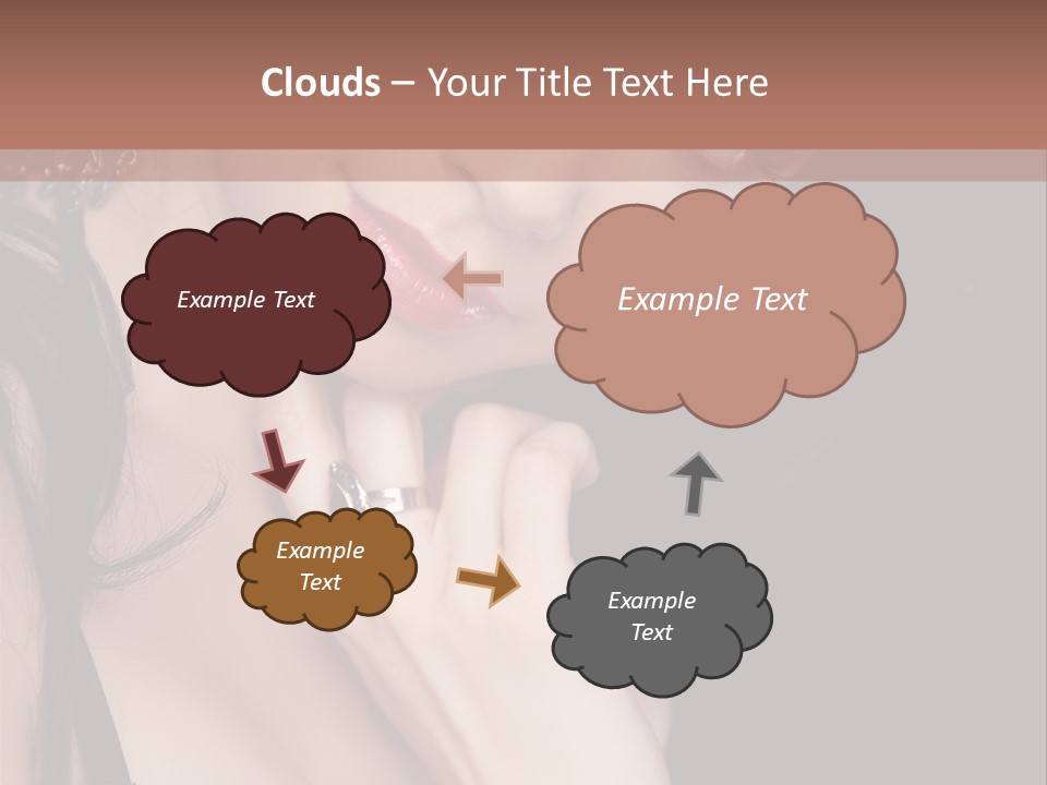 Looking Seductive Wear PowerPoint Template