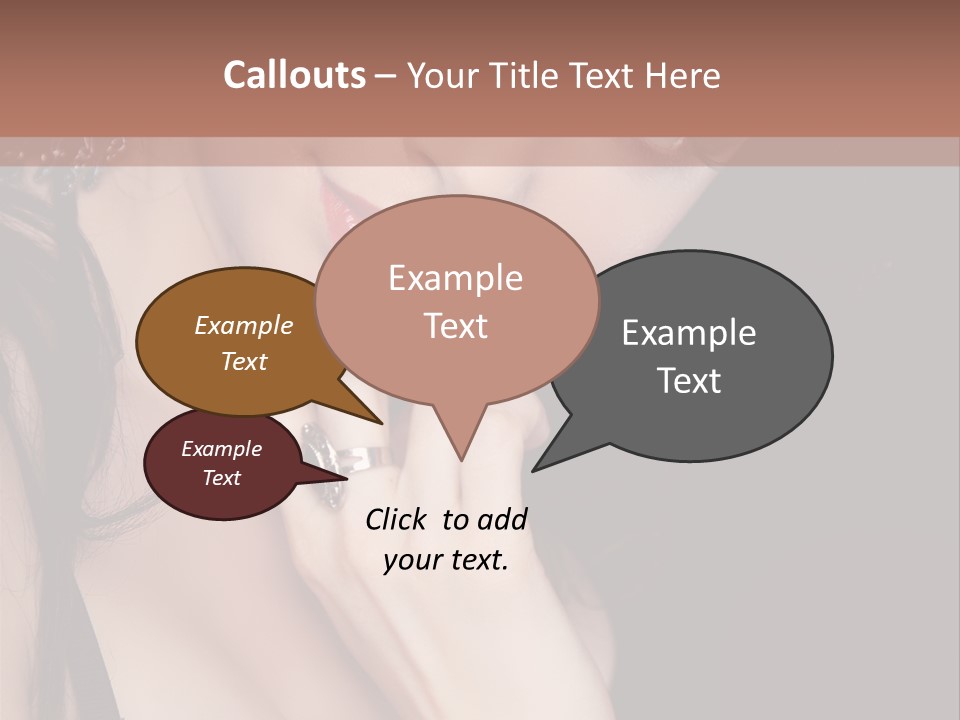 Looking Seductive Wear PowerPoint Template