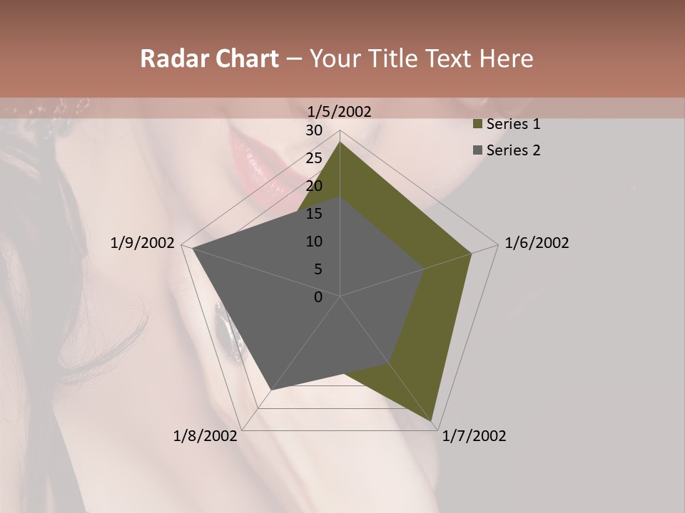 Looking Seductive Wear PowerPoint Template