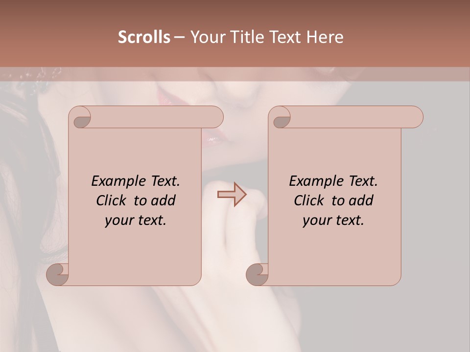 Looking Seductive Wear PowerPoint Template